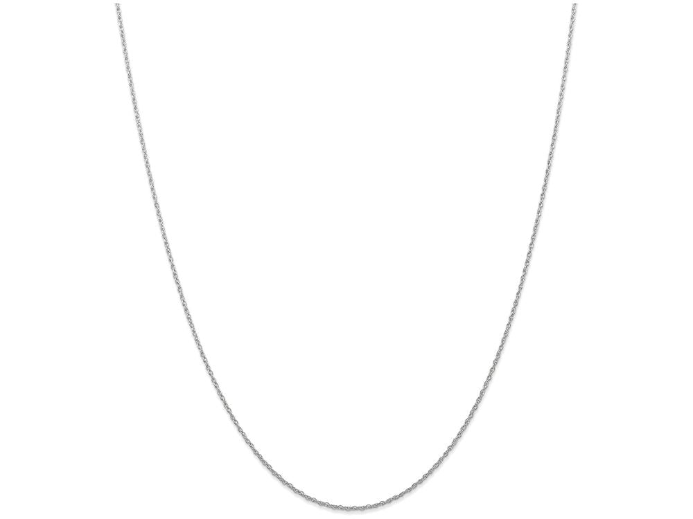 FJC Finejewelers 18 Inch 10k White Gold Rhodium-plated 0.90mm 18in Rope Chain Necklace