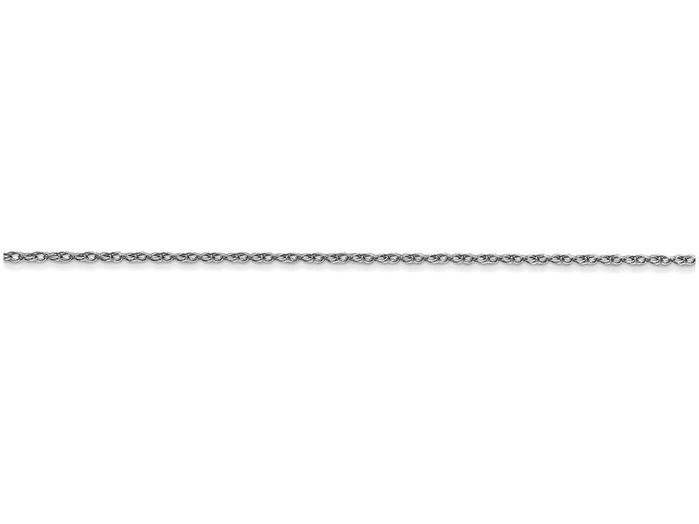 FJC Finejewelers 20 Inch 10k White Gold Rhodium-plated 0.90mm Rope Chain Necklace