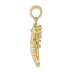 FJC Finejewelers 10k Yellow Gold Florida Lobster with Out Claws Charm