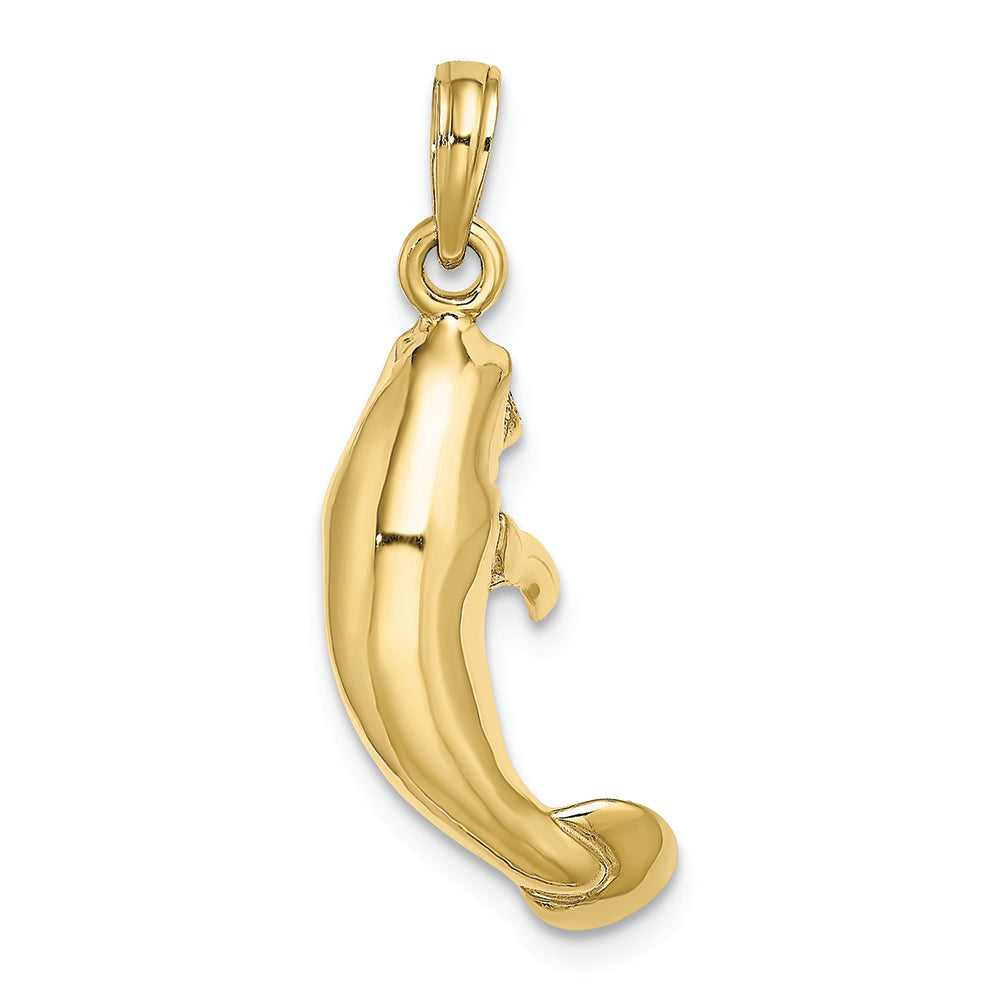 FJC Finejewelers 10k Yellow Gold 3d Manatee Charm
