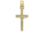 FJC Finejewelers 10k Yellow Gold Mini Crucifix Charm + Block Cross