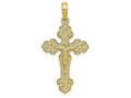 FJC Finejewelers 10k Yellow Gold Crucifix with Fancy Tips Charm