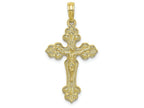FJC Finejewelers 10k Yellow Gold Crucifix with Fancy Tips Charm