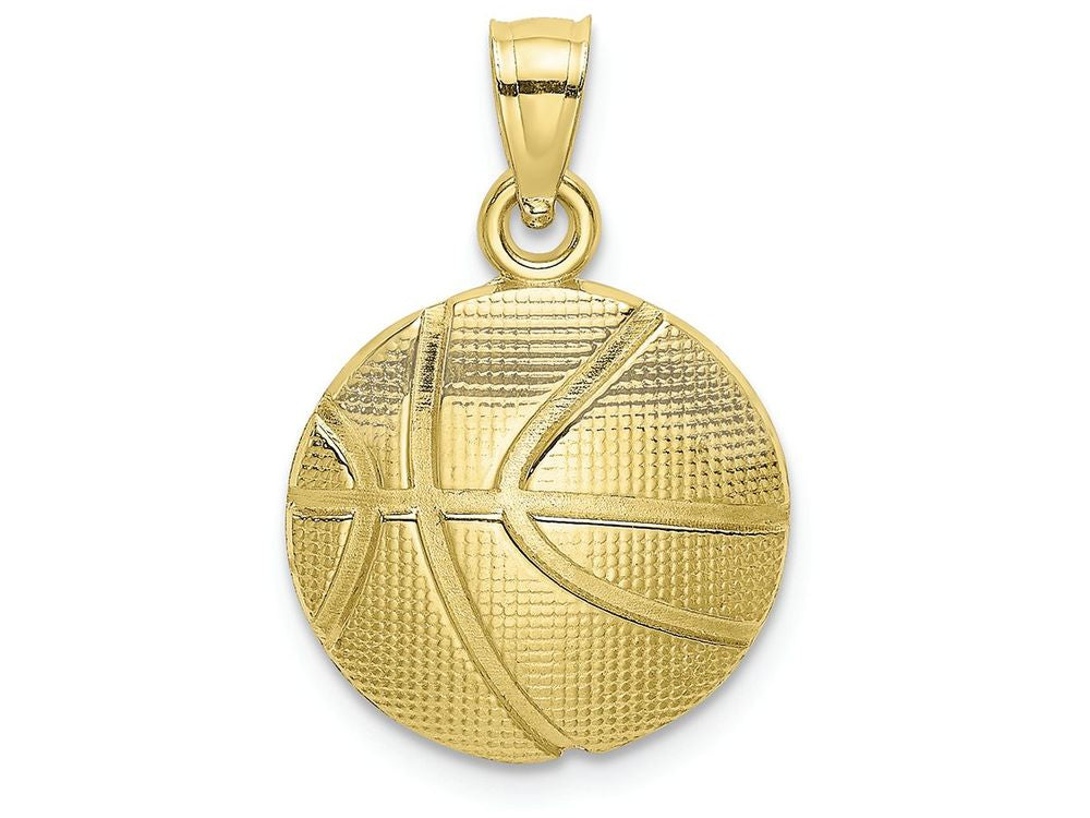 FJC Finejewelers 10k Yellow Gold Basketball Charm