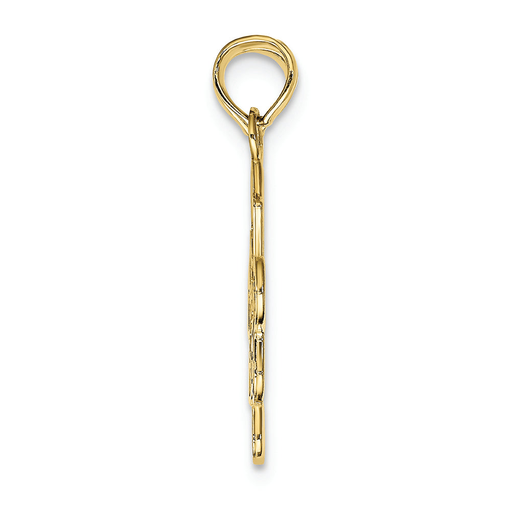 FJC Finejewelers 10k Yellow Gold Best Friends Breakable Puzzle Pieces Charm