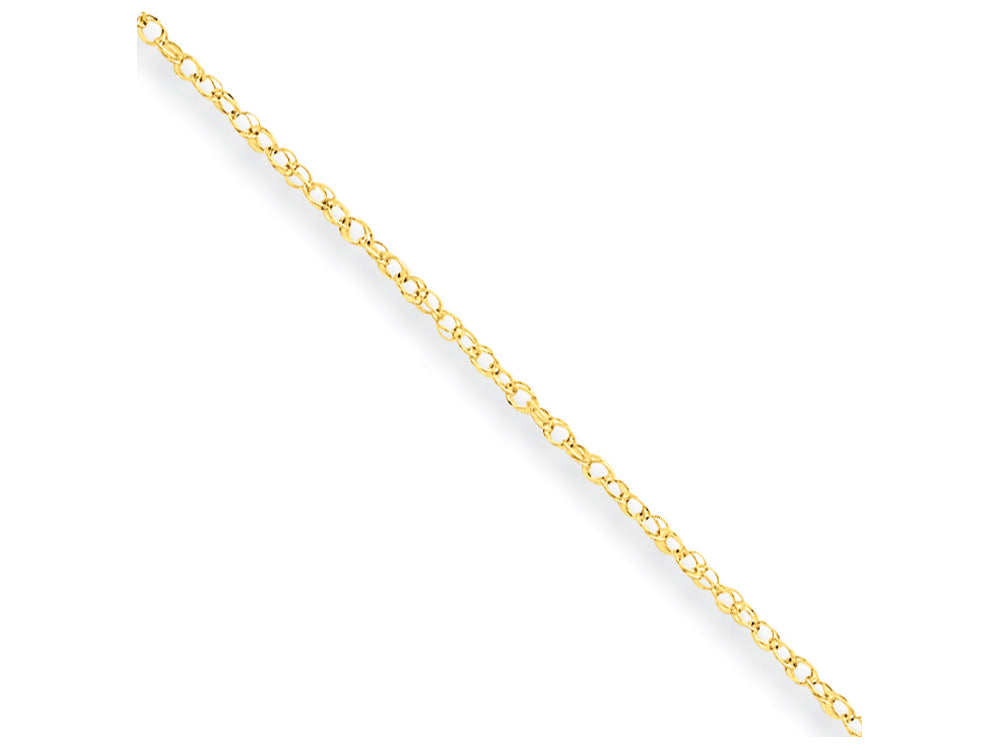 FJC Finejewelers 20 Inch 10k Carded Cable Rope Chain Necklace