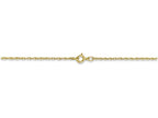 FJC Finejewelers 14 Inch 10k .8mm Lite-baby Rope Chain Necklace