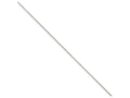 FJC Finejewelers 18 Inch 10k White Gold .5mm Box Chain Necklace
