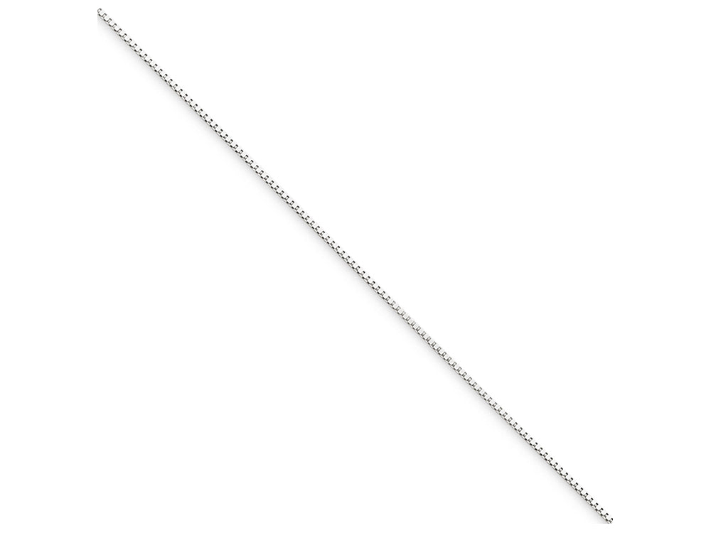 FJC Finejewelers 20 Inch 10k White Gold .5mm Box Chain Necklace