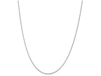 FJC Finejewelers 16 Inch 10k White Gold .7mm Box Chain Necklace