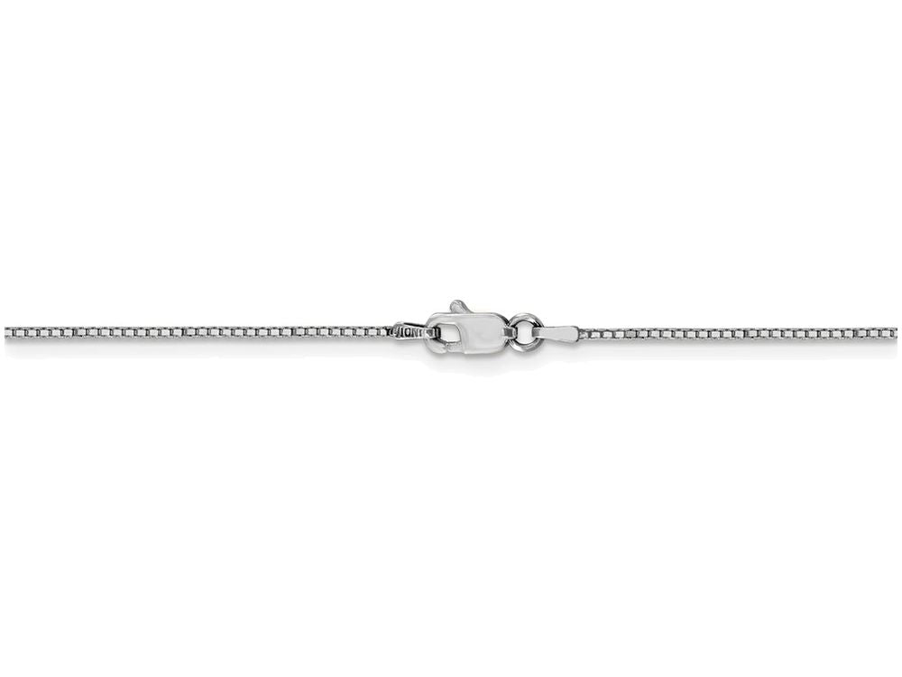FJC Finejewelers 18 Inch 10k White Gold .90mm Box Chain Necklace