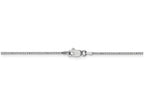 FJC Finejewelers 7 Inch 10k White Gold .90mm Box Chain Bracelet