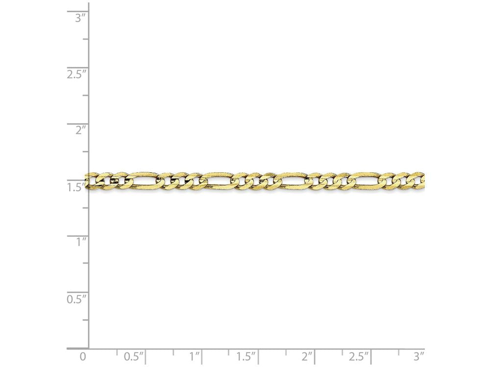 FJC Finejewelers 18 Inch 10k 4mm Light Figaro Chain Necklace