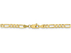 FJC Finejewelers 18 Inch 10k 4mm Light Figaro Chain Necklace