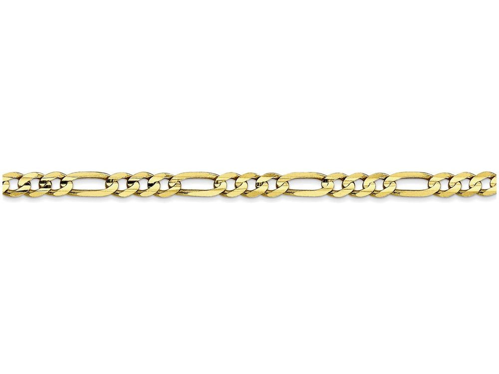 FJC Finejewelers 7 Inch 10k 4mm Light Figaro Chain Bracelet