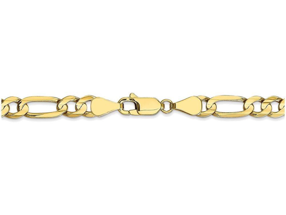 FJC Finejewelers 7 Inch 10k 5.25mm Light Figaro Chain Bracelet