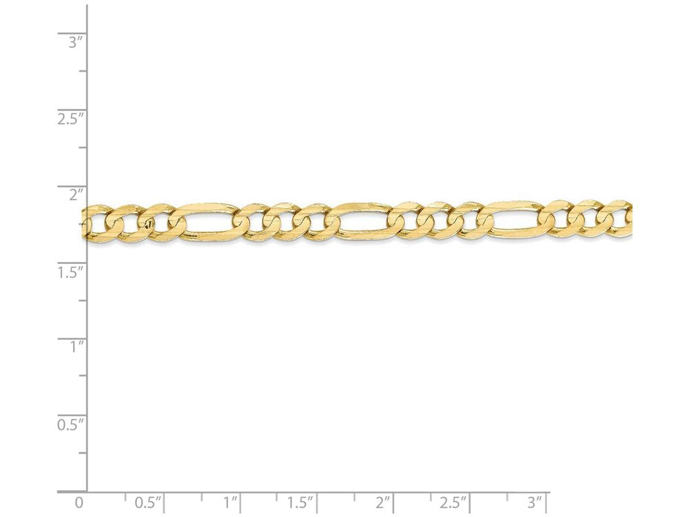 FJC Finejewelers 20 Inch 10k 6mm Light Figaro Chain Necklace