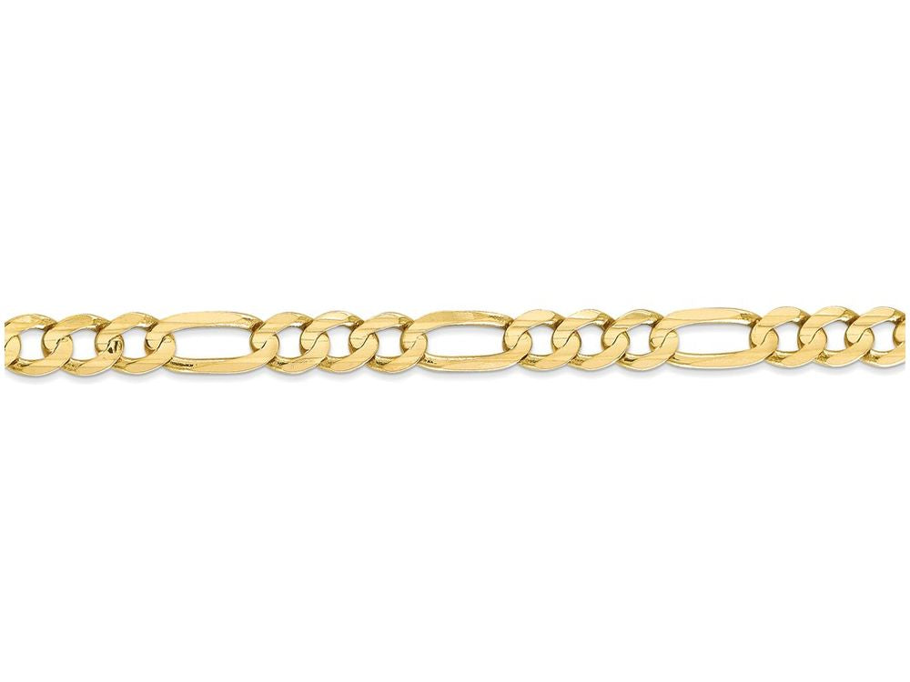 FJC Finejewelers 7 Inch 10k 6mm Light Figaro Chain Bracelet