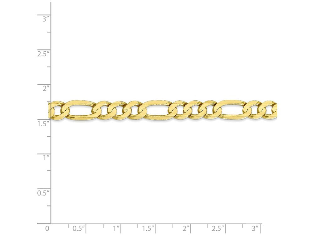 FJC Finejewelers 20 Inch 10k 6.75mm Light Figaro Chain Necklace