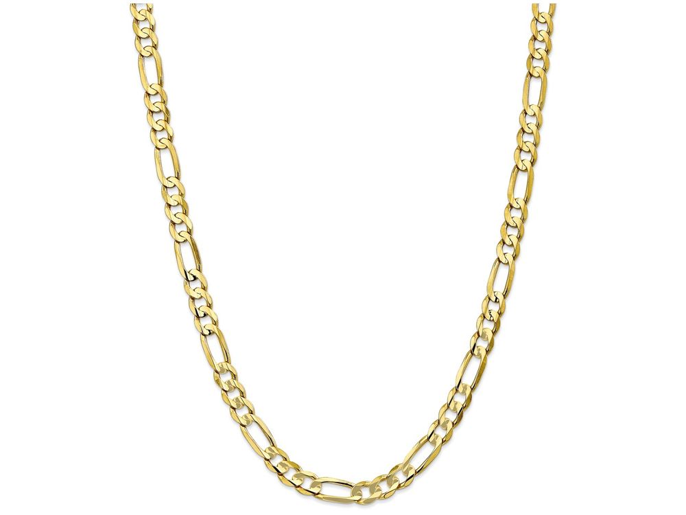FJC Finejewelers 7 Inch 10k 6.75mm Light Figaro Chain Bracelet