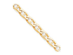 FJC Finejewelers 8 Inch 10k 7mm Hand-polished Anchor Link Chain Bracelet