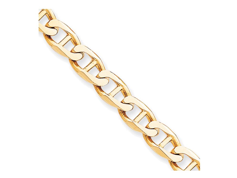 FJC Finejewelers 8 Inch 10k 9mm Hand-polished Anchor Link Chain Bracelet