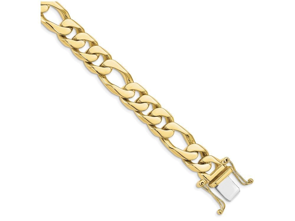 FJC Finejewelers 8 Inch 10k 11mm Hand Polished Figaro Chain Bracelet