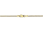 FJC Finejewelers 24 Inch 10k 1.5mm Machine Made bright-cut Rope Chain Necklace