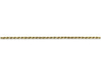 FJC Finejewelers 7 Inch 10k 1.5mm Machine Made bright-cut Rope Chain Bracelet