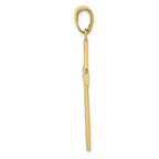 FJC Finejewelers 10k Yellow Gold Rope Cross Charm