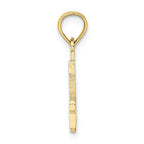 FJC Finejewelers 10k Yellow Gold 4 Block Charm
