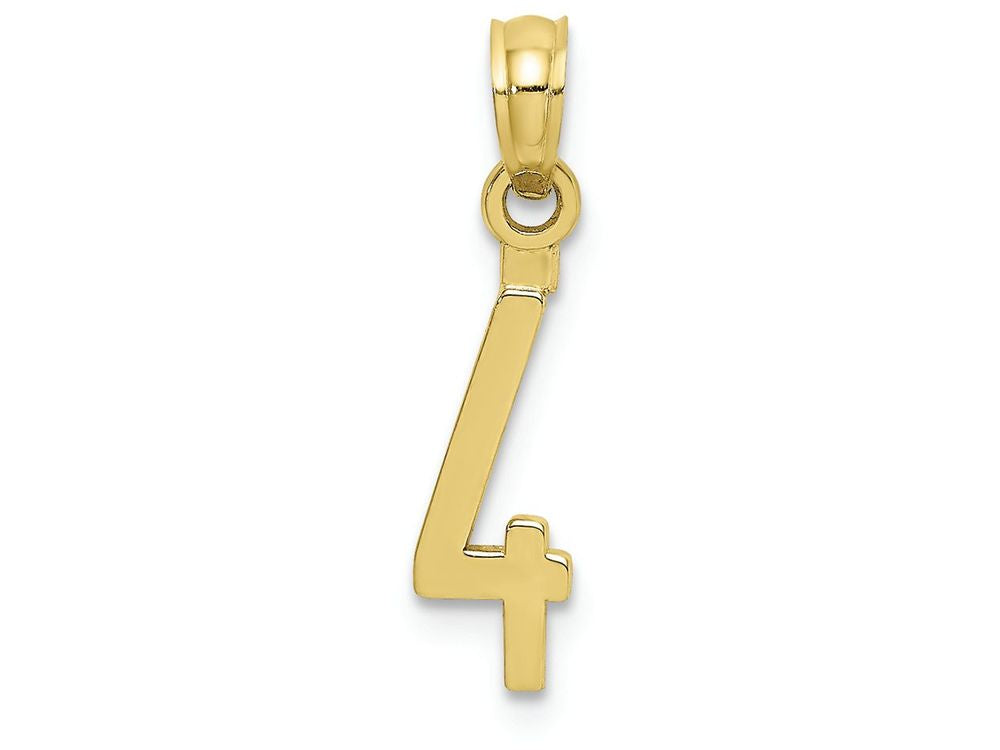 FJC Finejewelers 10k Yellow Gold 4 Block Charm