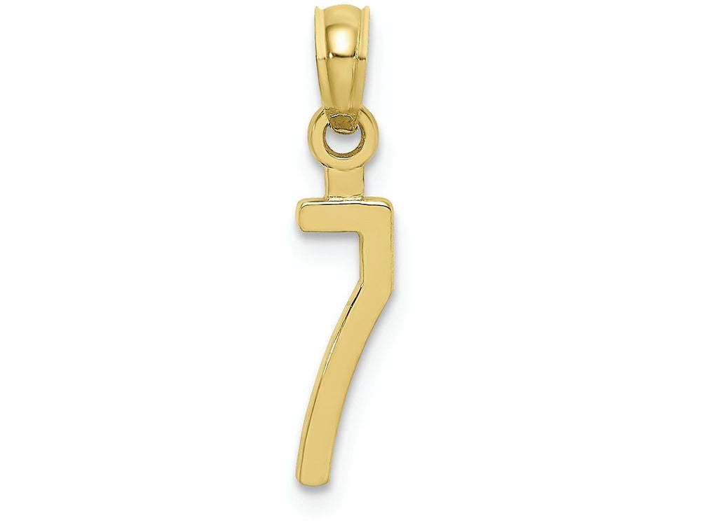 FJC Finejewelers 10k Yellow Gold 7 Block Charm