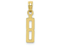 FJC Finejewelers 10k Yellow Gold 8 Block Charm