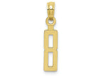 FJC Finejewelers 10k Yellow Gold 8 Block Charm