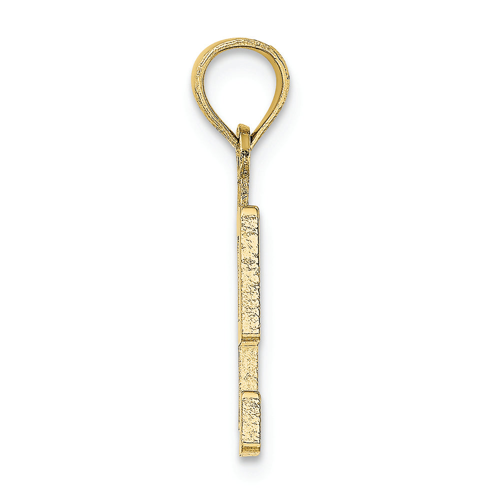 FJC Finejewelers 10k Yellow Gold 9 Block Charm