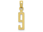 FJC Finejewelers 10k Yellow Gold 9 Block Charm