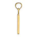 FJC Finejewelers 10k Yellow Gold 10 Block Charm