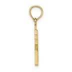 FJC Finejewelers 10k Yellow Gold 21 Block Charm