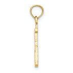 FJC Finejewelers 10k Yellow Gold 25 Block Charm