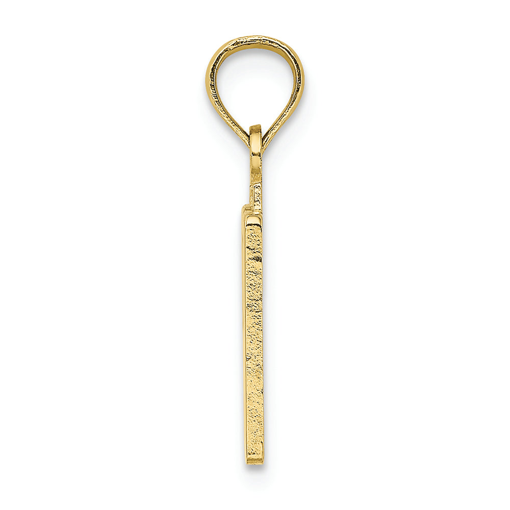 FJC Finejewelers 10k Yellow Gold 50 Block Charm