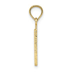 FJC Finejewelers 10k Yellow Gold 50 Block Charm