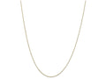 FJC Finejewelers 14 Inch 10k .6mm Solid bright-cut Cable Chain Necklace
