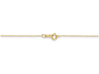 FJC Finejewelers 18 Inch 10k .6mm Solid bright-cut Cable Chain Necklace