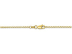 FJC Finejewelers 20 Inch 10k 1.3mm Solid bright-cut Cable Chain Necklace