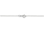 FJC Finejewelers 20 Inch 10k White Gold .6mm Solid bright-cut Cable Chain Necklace