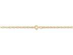 FJC Finejewelers 18 Inch 14k Yellow Gold 1.15mm Carded Cable Rope Chain Necklace