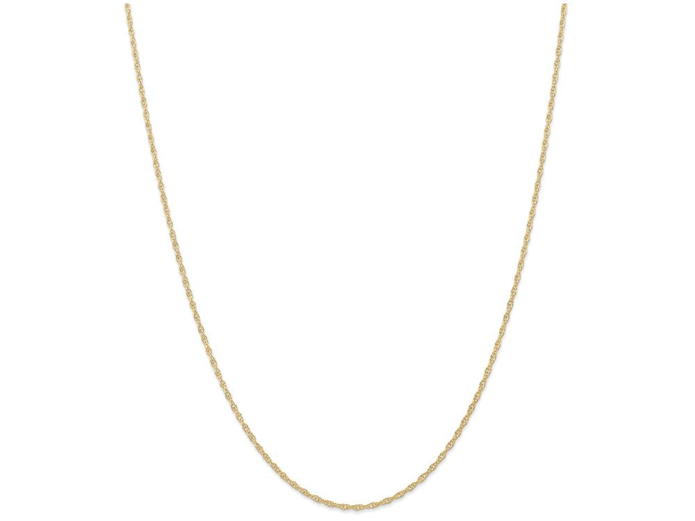 FJC Finejewelers 24 Inch 14k Yellow Gold 1.15mm Carded Cable Rope Chain Necklace