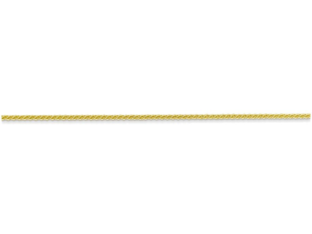 FJC Finejewelers 7 Inch 10k Yellow Gold 1mm Spiga Chain Bracelet