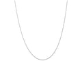 FJC Finejewelers 18 Inch 14k White Gold 1mm Singapore Chain Necklace (carded)